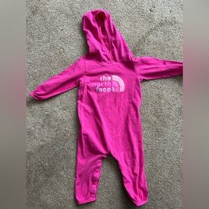 The North Face Fuchsia Kids One Piece